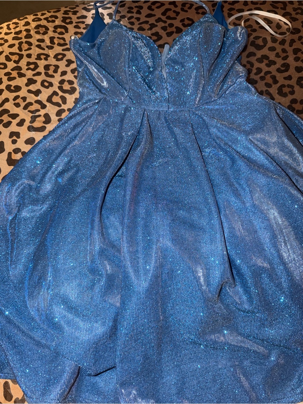 B Darlin Sparkling Royal Blue Party Dress